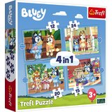 Trefl 4in1 Puzzle Set - Bluey - 1 set. u