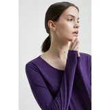 Medicine Majica z dolgimi rokavi ženska, vijolična barva