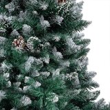 In umjetno božićno drvce led s kuglicama i šiškama 240 cm | shoptok.hr