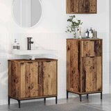 vidaXL Set namještaja za kupaonicu 2 pcs Staro drvo 39.5 x 36 x 88 cm Cijene