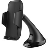 Maxlife Univerzalno Avtomobilsko Držalo za Pametni Telefon, Pritrditev s Sesalnim Držalom, Vrtljivo za 360°, Črna, (5000191704) Cene