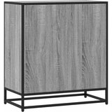  Komoda boja hrasta sonome 68x35x76 cm konstruirano drvo metal | shoptok.hr