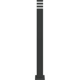  Vanjska podna svjetiljka crna 110 cm aluminijska | shoptok.hr