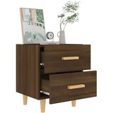  Noćni ormarići 2 kom boja smeđi hrasta 40 x 35 x 47,5 cm | shoptok.hr