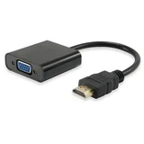 Pretvornik HDMI moški - VGA ženski črn, (598465)