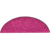  Prostirke za stepenice 15 kom 56x17x3 cm ružičaste poluokrugle | shoptok.hr