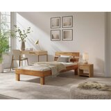 MID.YOU POSTELJA 90 cm x 200 cm , les barve hrasta u