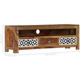 TV omarica 120x30x40 cm trden palisander, (20730053) | Shoptok.si