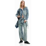 Desigual Prehodna jakna modra | Shoptok.si