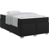  Krevetna konstrukcija Crna 120 x 190 cm tkanina | shoptok.hr
