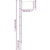  Zastava Ujedinjenog Kraljevstva i jarbol 6 23 m aluminijski | shoptok.hr