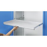 eurokraft pro Izvlečna polica, ŠxG 980 x 540 mm, svetlo siva | Shoptok.si