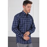Dewberry G719 MEN'S SHIRT-NAVY BLUE - WHITE | shoptok.hr