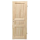 Eurolam Drvena sobna vrata P1 (650 x 2.000 mm, Smjer otvaranja: Desno, Smeđa, Središnji položaj: Masivno) u