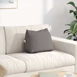 Jastuk za leđa Sivo-smeđa 45 x 20 x 35 cm tkanina | shoptok.hr