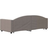 Izvlečna dnevna postelja s predali taupe 80x200 cm blago, (20936680) | Shoptok.si