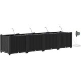 vidaXL Vrtna Sadilica Crna Plastika 160 x 40 x 37.5 cm | shoptok.hr