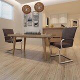 vidaXL Nihajni jedilni stoli 2 kosa rjavi leathaire | Shoptok.si