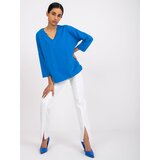 RUE PARIS Blouse-RV-BZ-7558.30-dark blue Cene