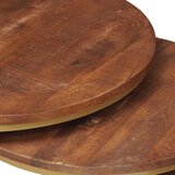  Stolovi za kavu na sklapanje 3 kom. Medeno smeđa | shoptok.hr
