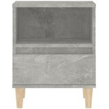  Noćni ormarići 2 kom siva boja betona 40x35x50 cm | shoptok.hr