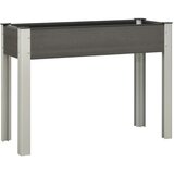 vidaXL Visoka greda 100x40x75 cm WPC siva, (20618736) Cene