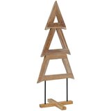 vidaXL Božično drevo z stojalom Rjava 150 cm Trdna tikovina | Shoptok.si