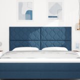  LED uzglavlje s dijamantskim uzorkom Plava 180 cm Tkanina | shoptok.hr