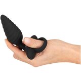 Anos rebrasti vibracijski analni čep (crni) | shoptok.hr