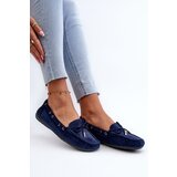 Boto Women's Navy Suede Moccasins Si Passione | Shoptok.si