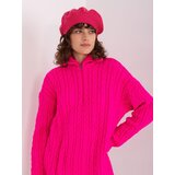 Wool Fashion Italia Cap-AT-CZ-2318.27-fuchsia | Shoptok.si