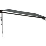  Automatska tenda na uvlačenje antracit 5 x 3 m | shoptok.hr