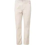 Tommy Jeans Chino hlače 'AUSTIN' svetlo bež / mornarska / rdeča / bela