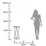  Stalak za cveće LOFT 70x24 cm, crne boje | Eponuda.com