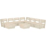 The Living Store Vrtna garnitura iz palet 9-delna impregniran smrekov les - Vrtna Sedežna Garnitura, (21421741) | Shoptok.si