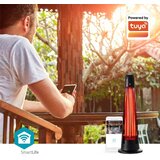 Nedis HTPA21BKW - spoljni grejač smartlife 600/1200W/230V wi-fi tuya IP24 | Eponuda.com