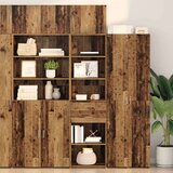  Visok predalnik Star les 50 x 42,5 x 225 cm Konstruiran les, (5000108318) | Shoptok.si