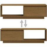 TV ormarić boja meda 110 x 30 x 33,5 cm od masivne borovine | shoptok.hr