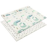 Lorelli dvostrana podloga za igru 180x200 cm, Funny City & Stars | shoptok.hr