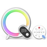 ILIKE Pametna namizna svetilka Elight D3 Q-Shape z zvočnikom Bluetooth, lučko za bujenje in belim šumom, bela, (21383439) | Shoptok.si