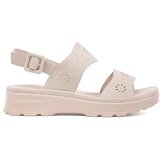 GOODIN Light beige lightweight sandals with a thick sole | shoptok.hr