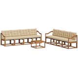  Set vanjskih sofa 9 kom. Prirodna i bež | shoptok.hr