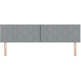  Uzglavlje Svijetlo siva 180 cm tkanina - Svjetlosiva 180 cm Nizak uzglavlju | shoptok.hr