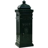 The Living Store stoječi poštni nabiralnik starinski stil aluminij zelene barve - stoječi poštni nabiralnik, (21456070) | Shoptok.si