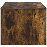  Klubska miza Dimljeni oreh 80 x 50 x 40 cm Konstruiran les, (5000120254) | Shoptok.si