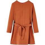 Dječja haljina dugih rukava boja konjaka 104 | shoptok.hr