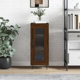 vidaXL Komoda boja smeđeg hrasta 34 5 x 34 x 90 cm konstruirano drvo Cijene
