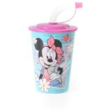  Tubule, čaša sa cevčicom, plastična, Minnie Mouse, 450ml ( 318826 ) Cene