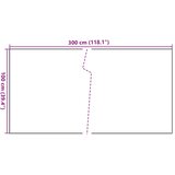 Balkonski zaslon smeđi i crni 300 x 100 cm od poliratana | shoptok.hr