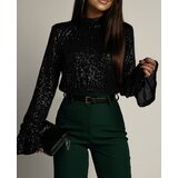 Beloved Glitter bluza črna Cene